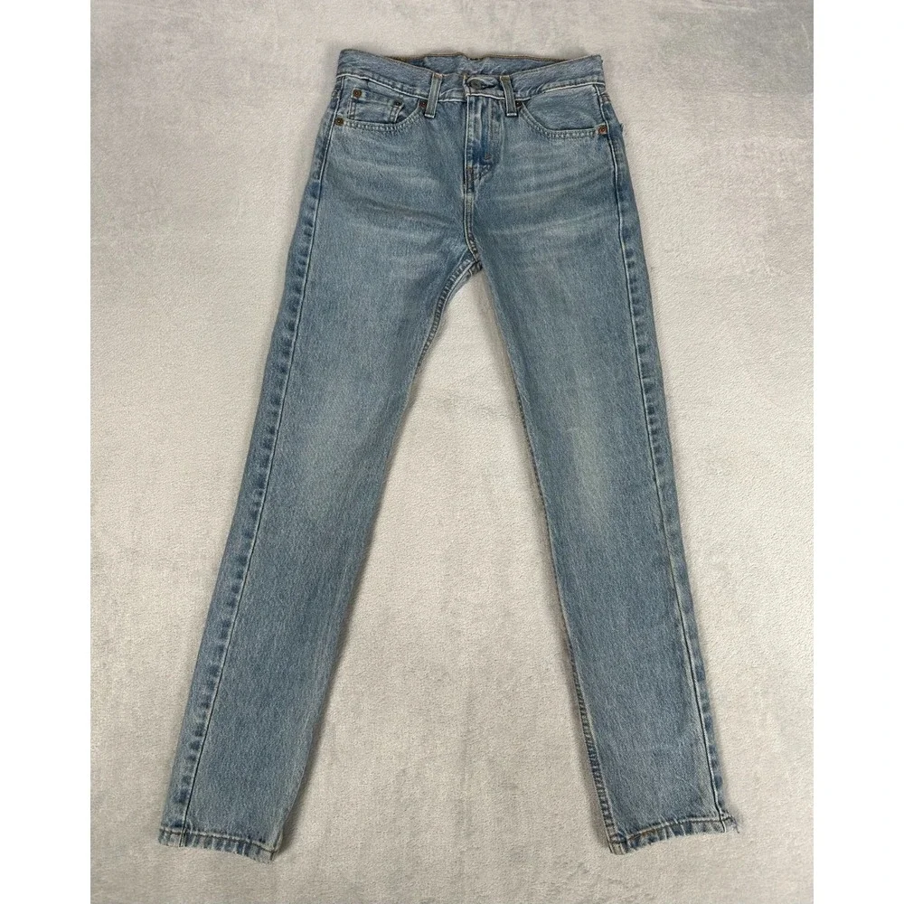 Levi's 510 Skinny Jeans Men's 27x30 Med Wash Blue Denim